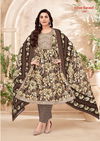 Zaara Vol 3 By Shree Ganesh Naira Cut Printed Kurti With Bottom Dupatta Wholesalers In Delhi